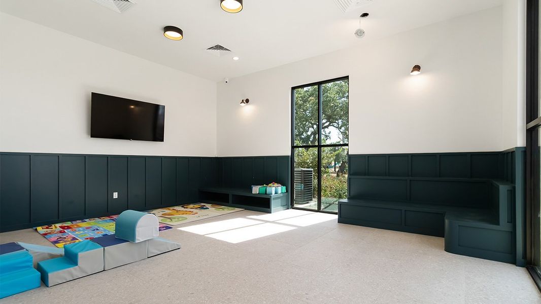 Furnished interior in a model home at Riverstone at Westpointe in San Antonio (Image 67).