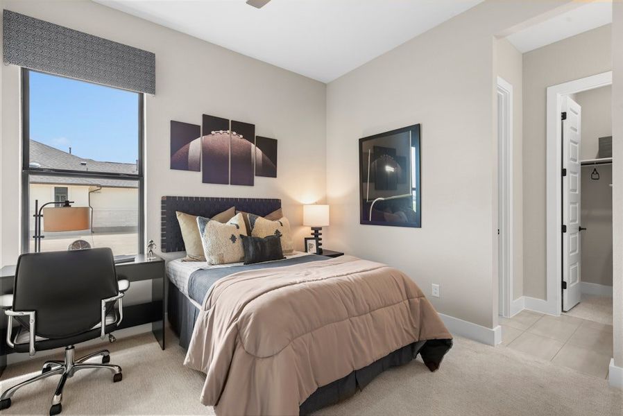 Furnished interior in a model home at Leander Estates in Leander (Image 16).