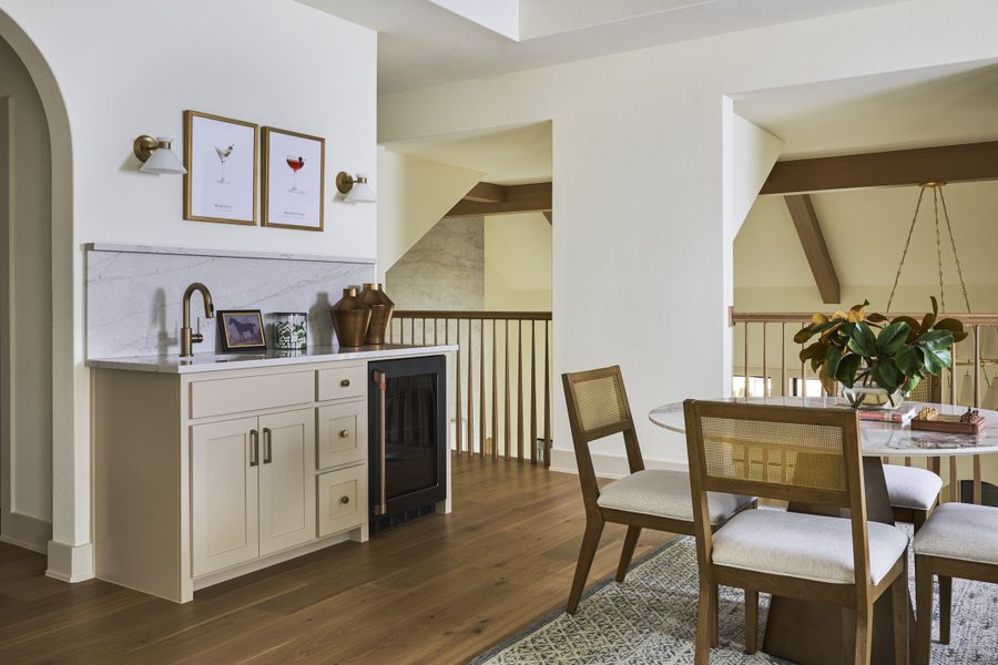 Furnished interior in a model home at Furst Ranch in Argyle (Image 45).