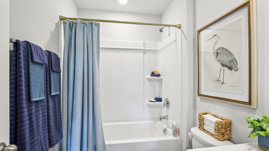 Furnished interior in a model home at Parkside Point in Portland (Image 24).