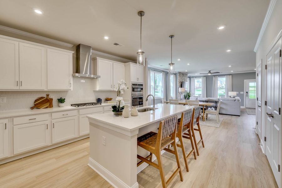 Large Kitchen with Island Seating Large Kitchen with Island Seating