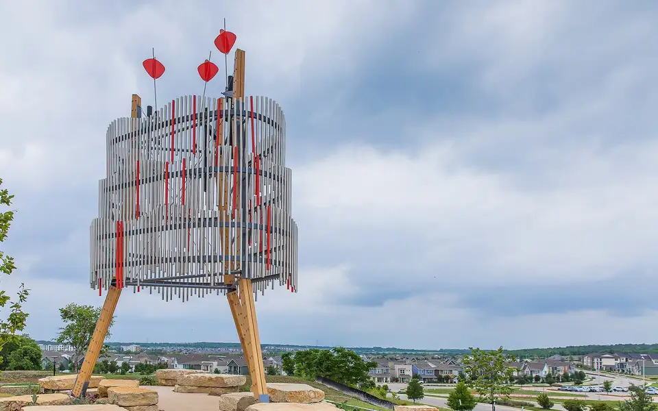 Condo located in Traditional Homes at Easton Park, Austin, highlighting architectural design (Image 5).
