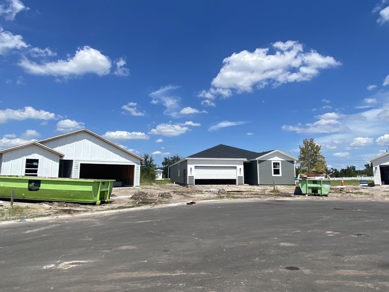 Charming homes under construction in Cypress Meadows - Signature Series by Meritage Homes, Jacksonville, FL.