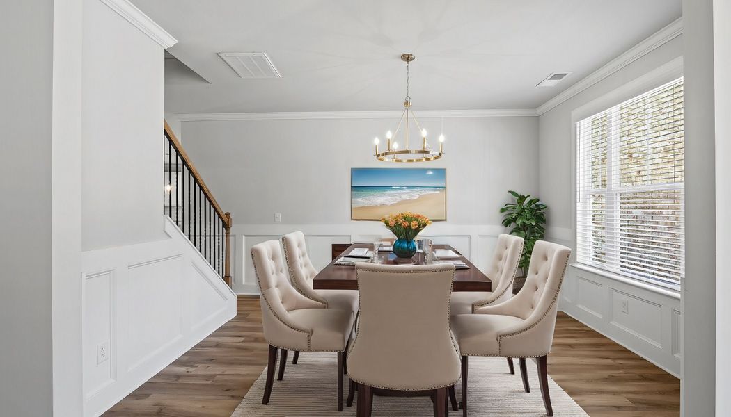 Furnished interior in a model home at Ruby Creek Estates in Atlanta (Image 21).