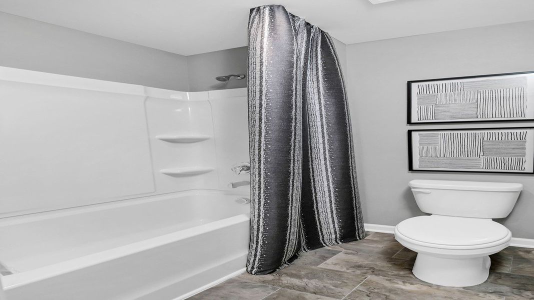 Furnished interior in a model home at Leatherstone in Blythewood (Image 41).