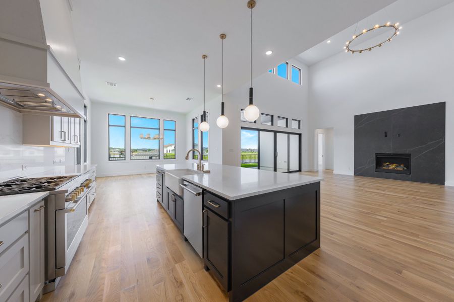 Furnished interior in a model home at Enchanted Creek in Lucas (Image 20).