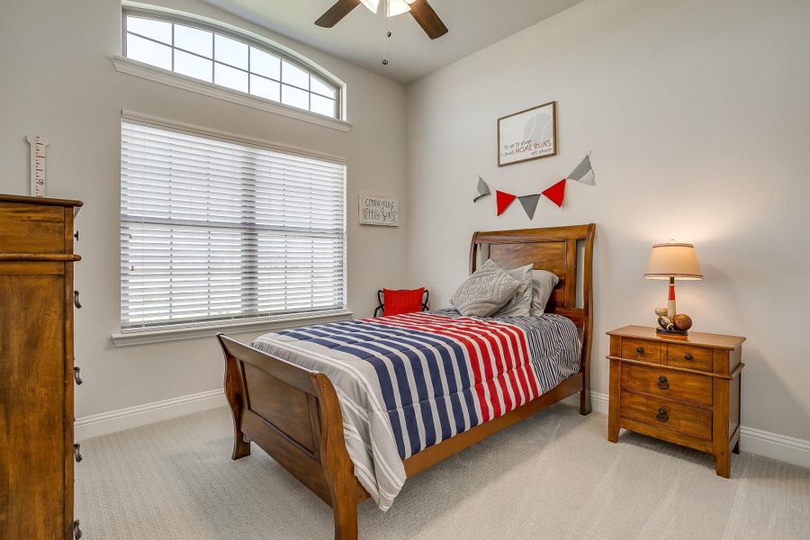 Furnished interior in a model home at Mallard Point in Greenville (Image 39).