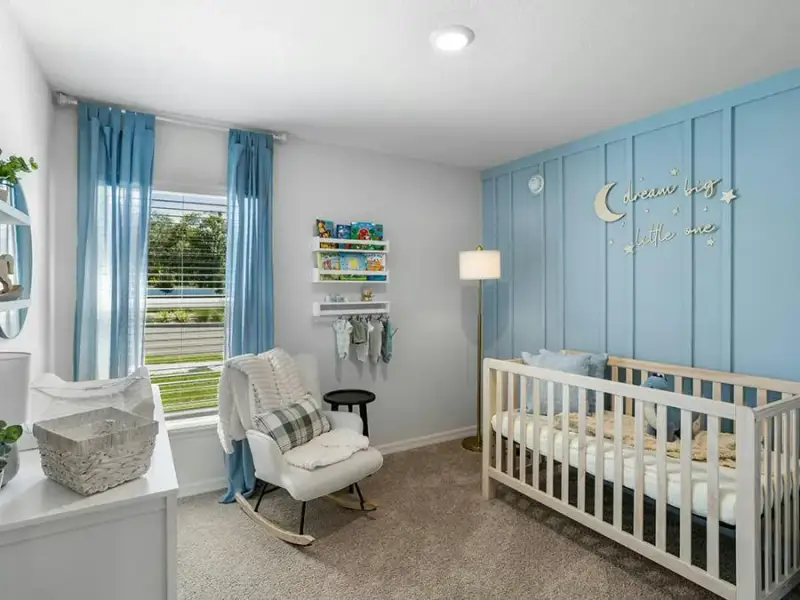 Secondary bedrooms provide space for everyone in your household - Parker home plan Secondary bedrooms provide space for everyone in your household - Parker home plan