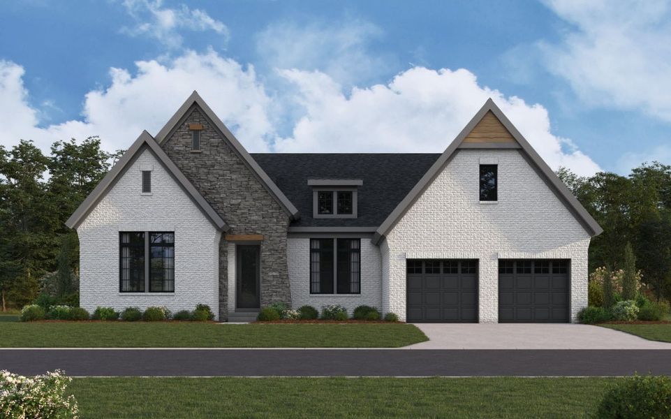 Front exterior of a home in the Watson at Flowers Plantation community, located in Clayton, NC (Image 6).