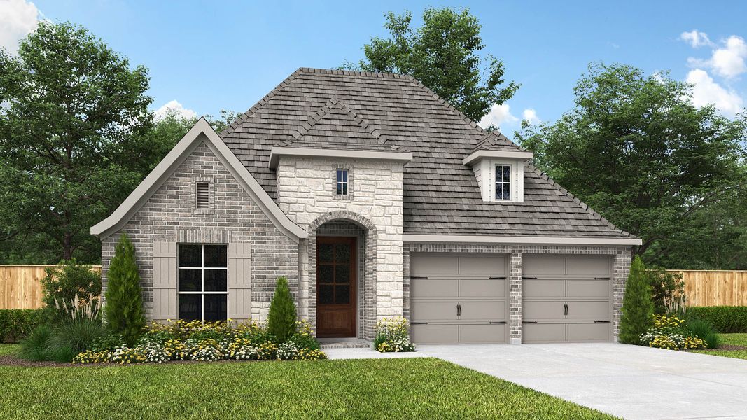 Front exterior of a home in the Two Step Farm community, located in Montgomery, TX (Image 6).