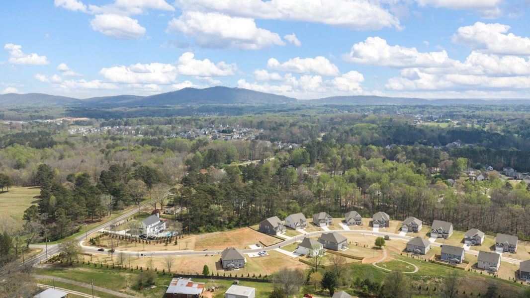 Aerial view of the Haven Abbey community in Cumming, GA, showing layout and nearby surroundings (Image 10). Aerial view of the Haven Abbey community in Cumming, GA, showing layout and nearby surroundings (Image 10).