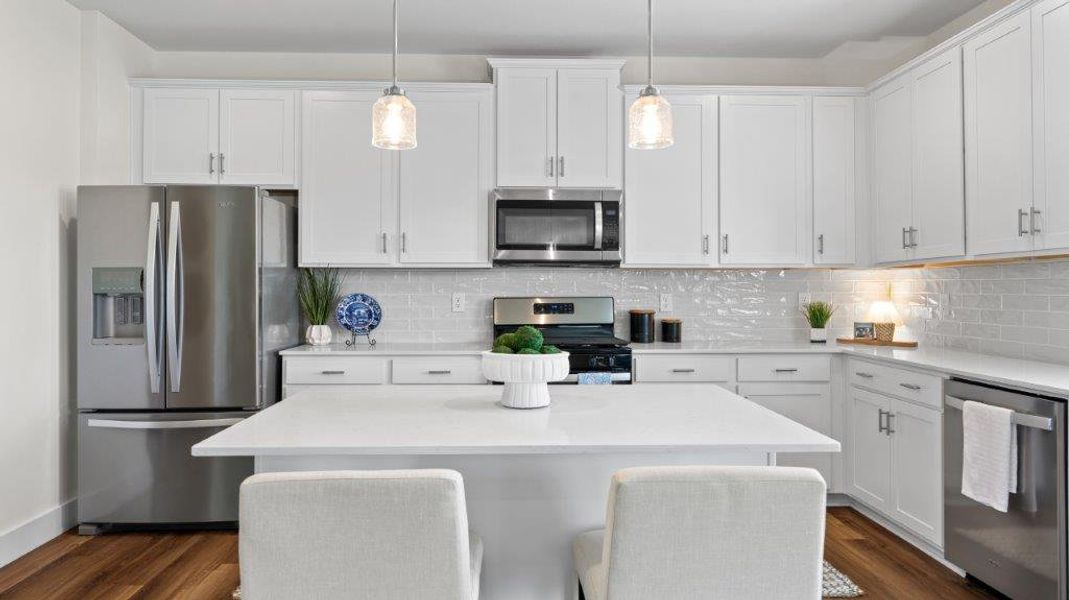 Furnished interior in a model home at Harbor Crest in Ooltewah (Image 21).