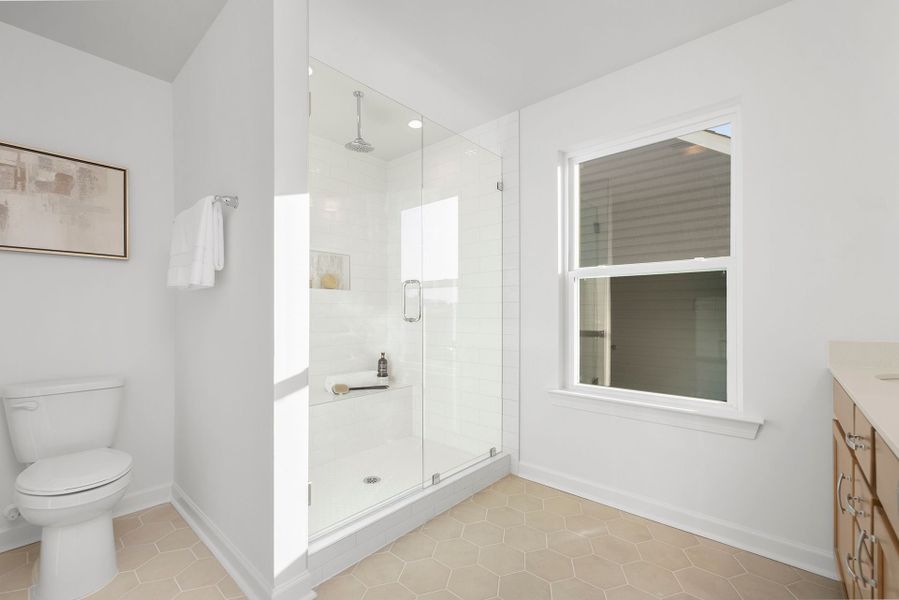 Furnished interior in a model home at Terrace at Border Creek in Winston-Salem (Image 6).