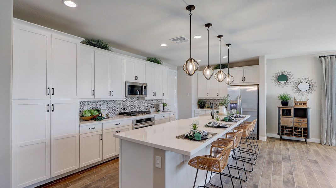 Furnished interior in a model home at The Lakes at Rancho El Dorado in Maricopa (Image 17). Furnished interior in a model home at The Lakes at Rancho El Dorado in Maricopa (Image 17).