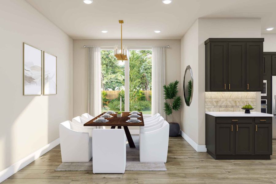 Furnished interior in a model home at Chatham Park in Pittsboro (Image 30).