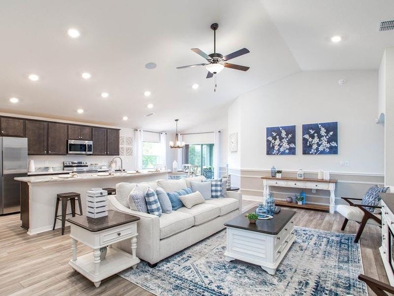 Homes at Falls of Ocala offer the convenience of single-story living - Raychel home plan