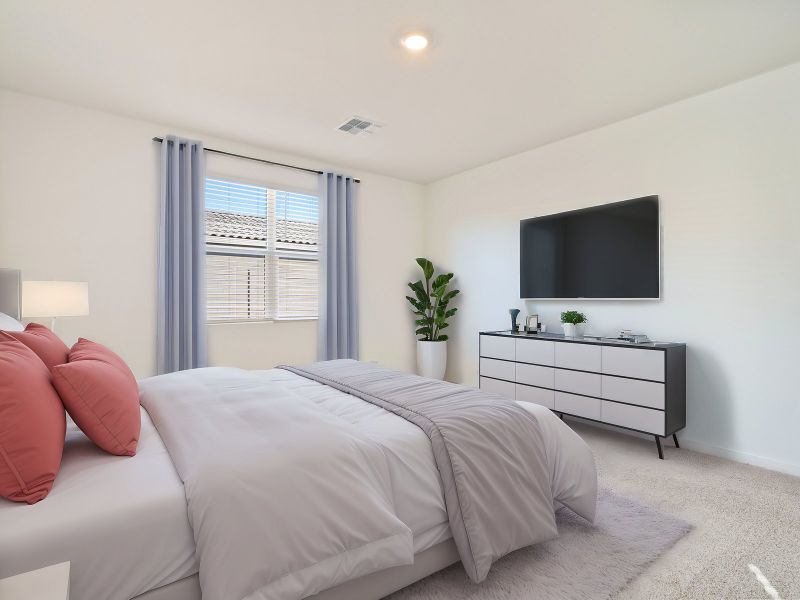 Furnished interior in a model home at White Tank Foothills Reserve Series in Waddell (Image 14). Furnished interior in a model home at White Tank Foothills Reserve Series in Waddell (Image 14).