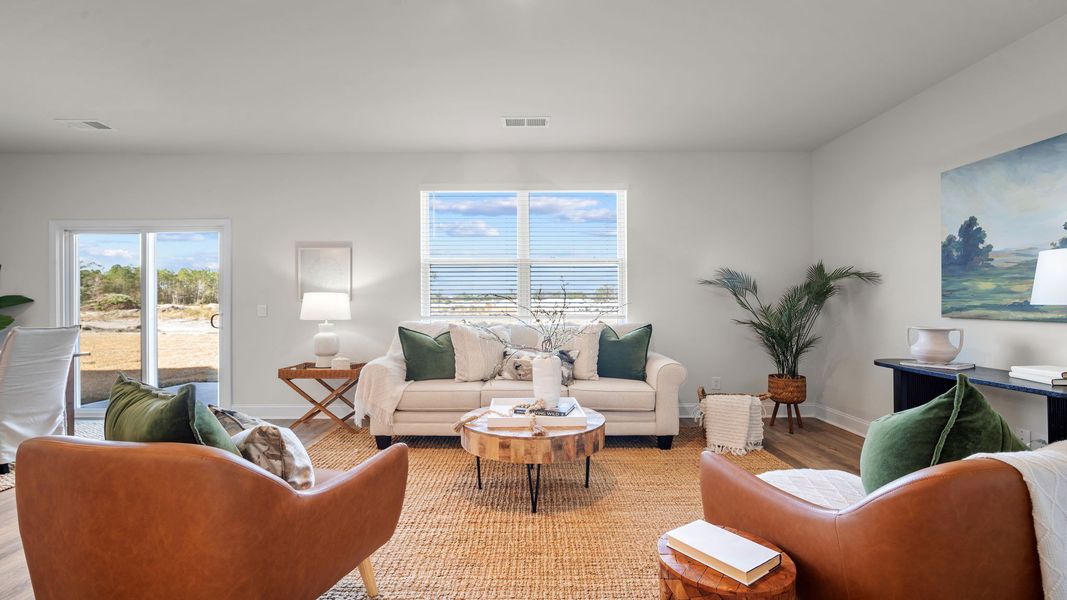 Furnished interior in a model home at Laurel Grove in Guyton (Image 9).
