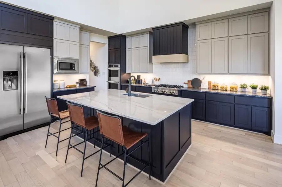 Furnished interior in a model home at Towne Lake in Cypress (Image 11).