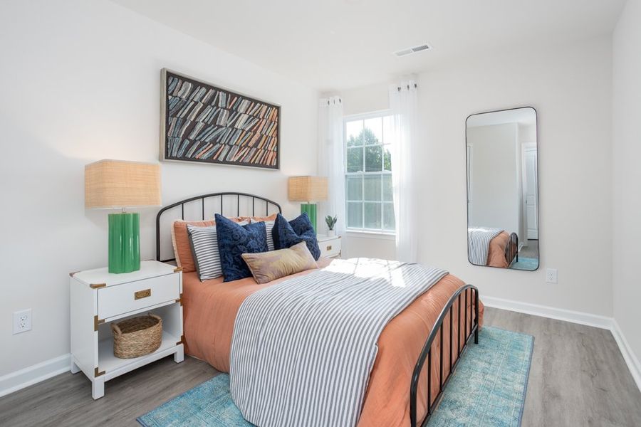 Furnished interior in a model home at Trinity Townes in Trinity (Image 15).