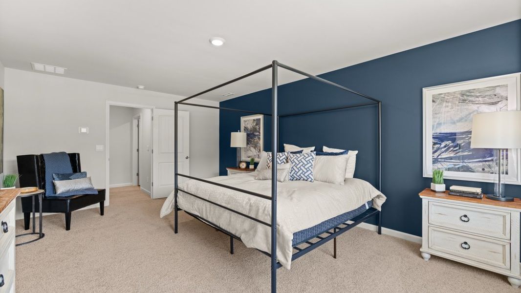 Furnished interior in a model home at Lost Creek in Dallas (Image 34).