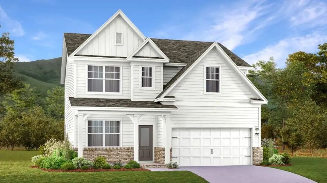 Front exterior of a home in the Avery Trace community, located in Gallatin, TN (Image 2).