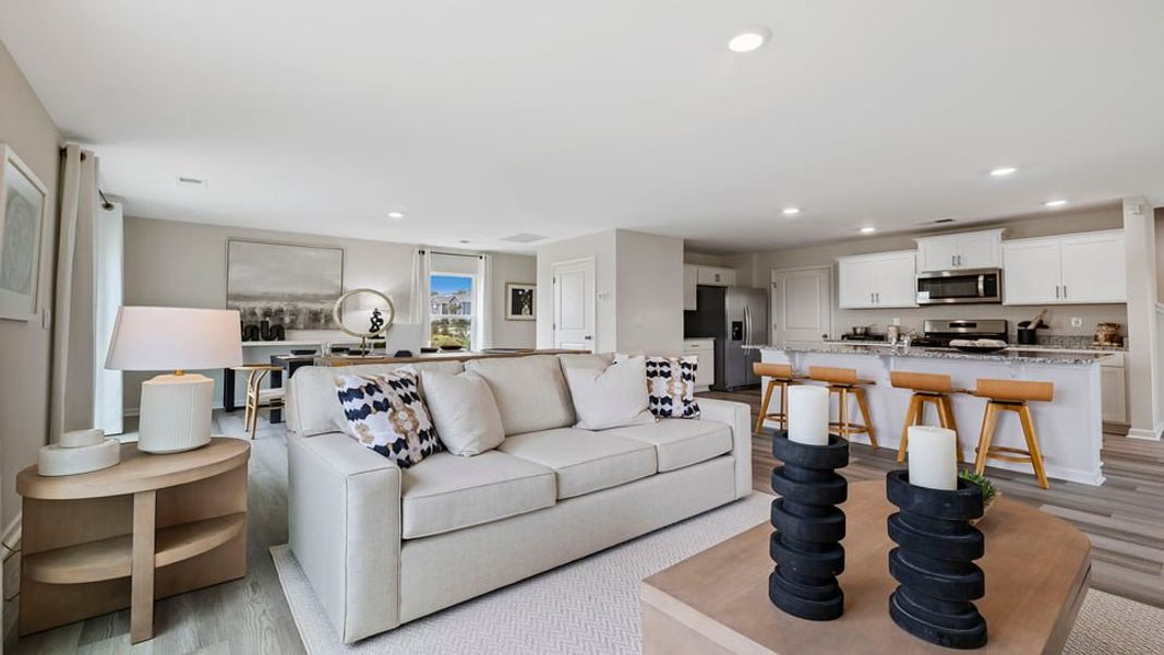 Furnished interior in a model home at Baxter Village in Boiling Springs (Image 13).