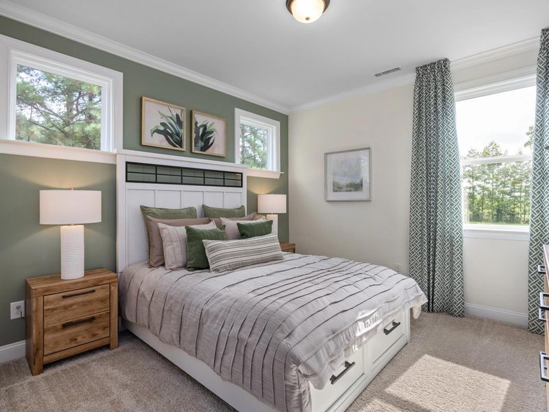 Furnished interior in a model home at Ashland in New Hill (Image 20). Furnished interior in a model home at Ashland in New Hill (Image 20).