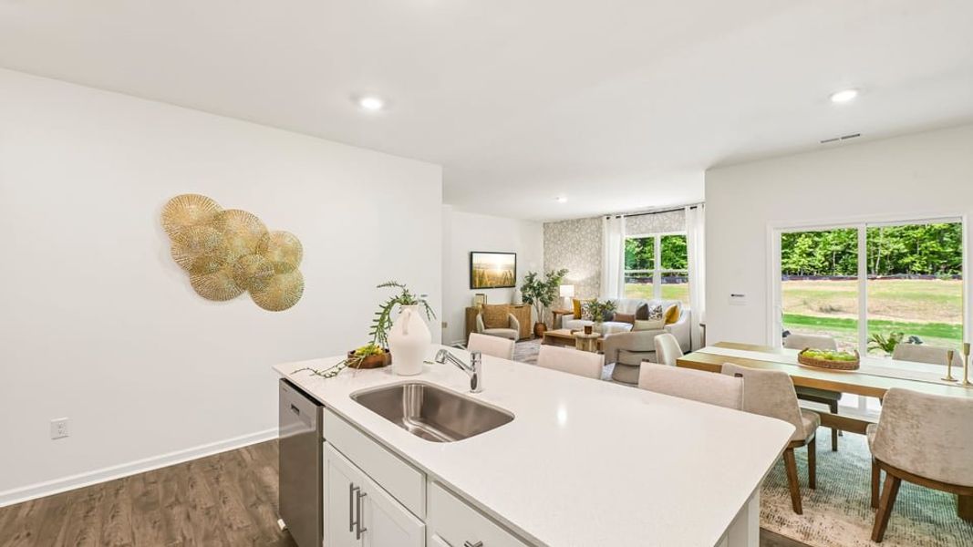 Furnished interior in a model home at The Villas at Laurel Oaks in Sanford (Image 21).