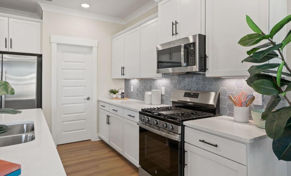 Furnished interior in a model home at Bellevue in Greenville (Image 9). Furnished interior in a model home at Bellevue in Greenville (Image 9).