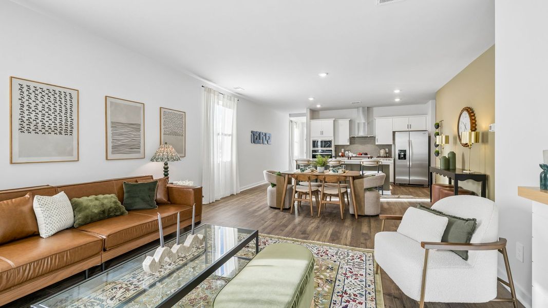 Furnished interior in a model home at Reserve at Hickory Ridge in Columbia (Image 72).