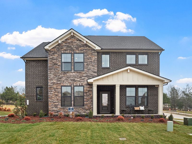Front exterior of a home in the Benders Cove community, located in Mount Juliet, TN (Image 2).