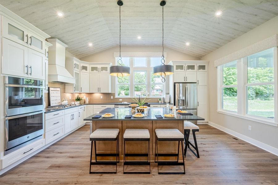 Furnished interior in a model home at Hidden Fields in Hoschton (Image 21).