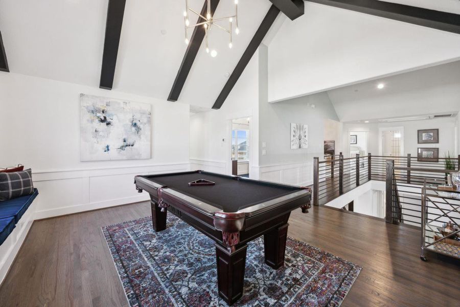 Furnished interior in a model home at Cedar Ridge Estates in Grand Prairie (Image 15). Furnished interior in a model home at Cedar Ridge Estates in Grand Prairie (Image 15).