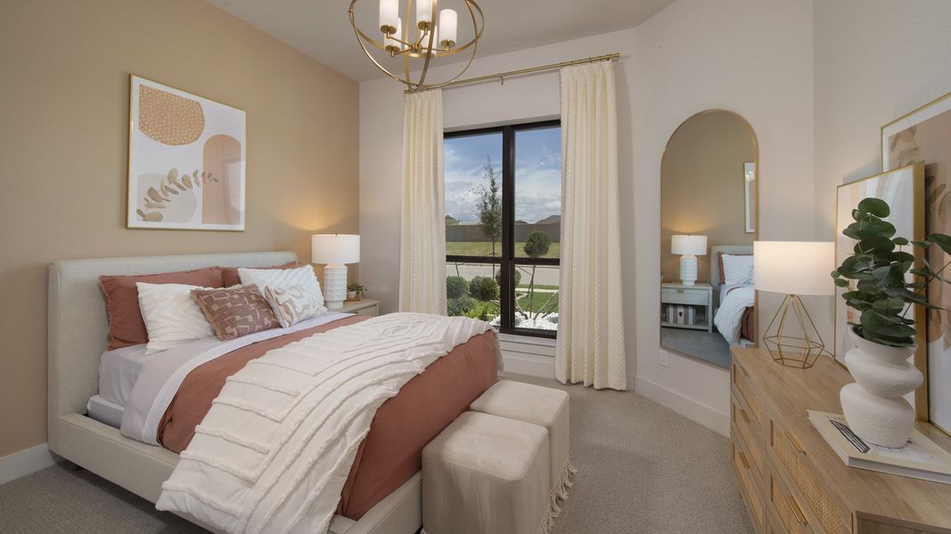 Furnished interior in a model home at The Colony in Bastrop (Image 12).