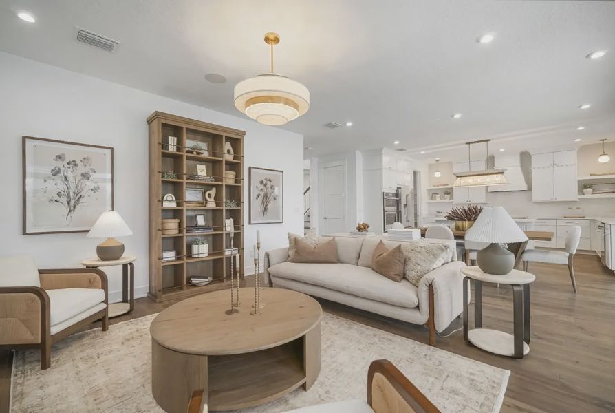 Furnished interior in a model home at Rye Ranch in Parrish (Image 11).