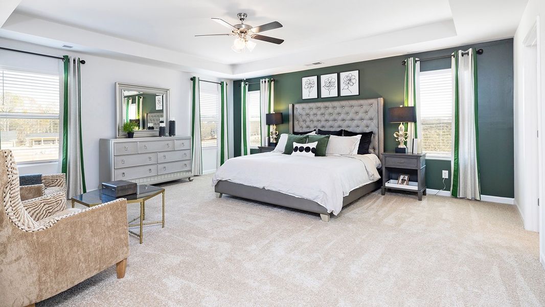 Furnished interior in a model home at Estates at Deer Hollow in Grovetown (Image 7).