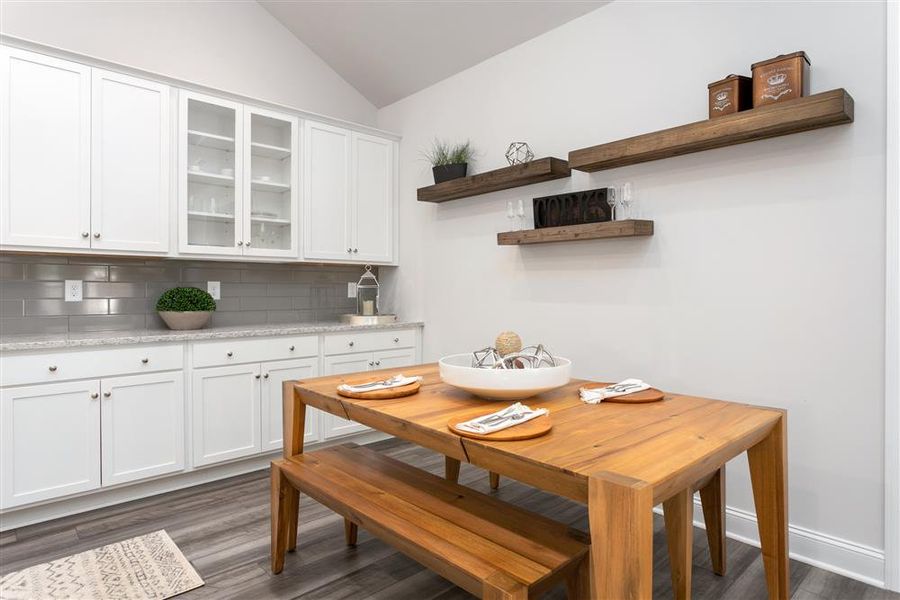 Furnished interior in a model home at Mebane Towne Center in Mebane (Image 7).