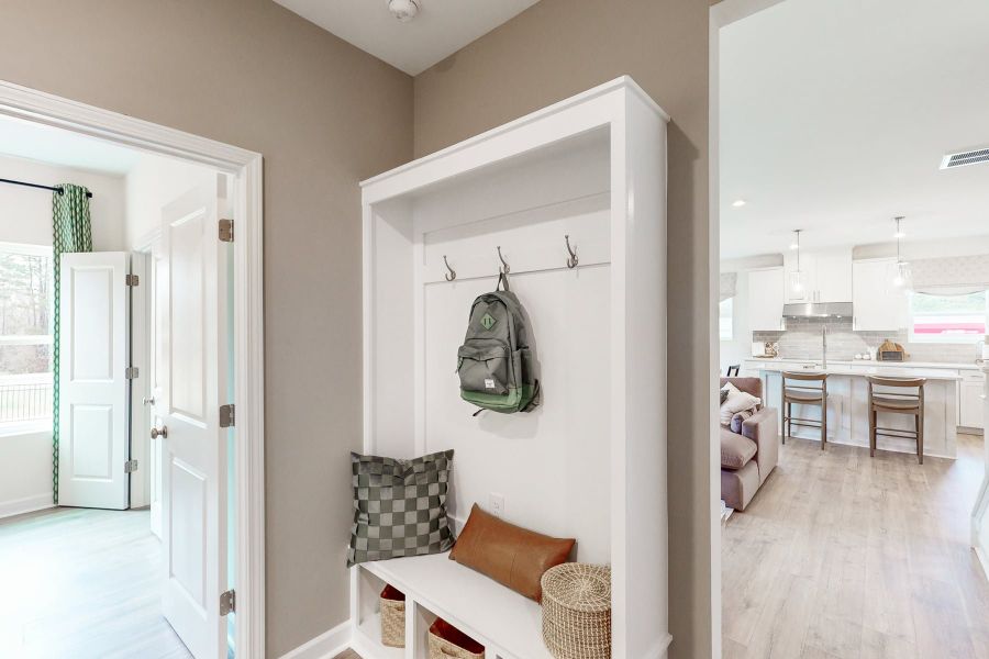 Furnished interior in a model home at Watkins Grove in Raleigh (Image 8).