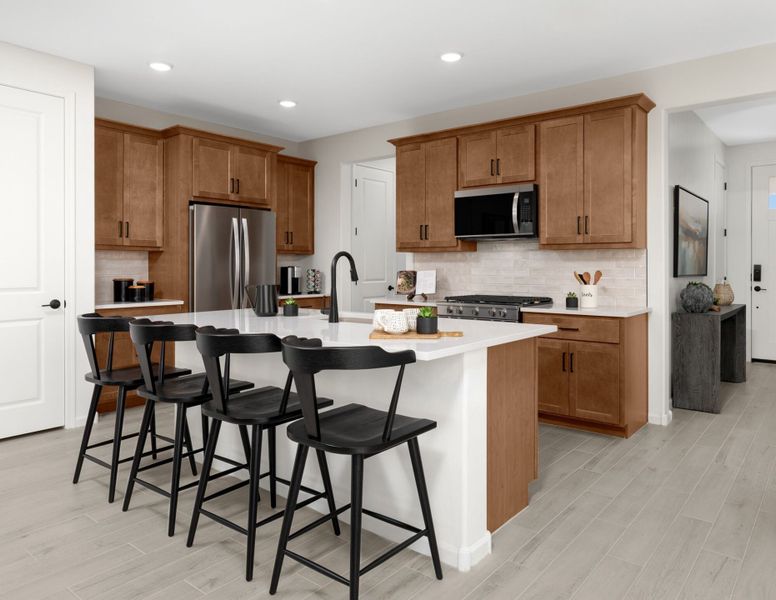 Furnished interior in a model home at Blackhawk in Tucson (Image 3).