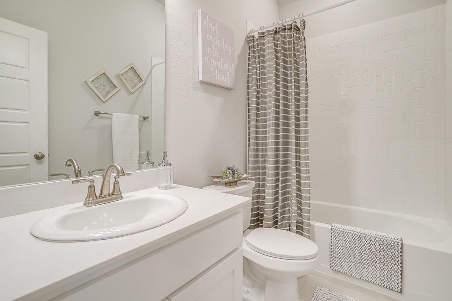 Furnished interior in a model home at Mallard Point in Greenville (Image 44).