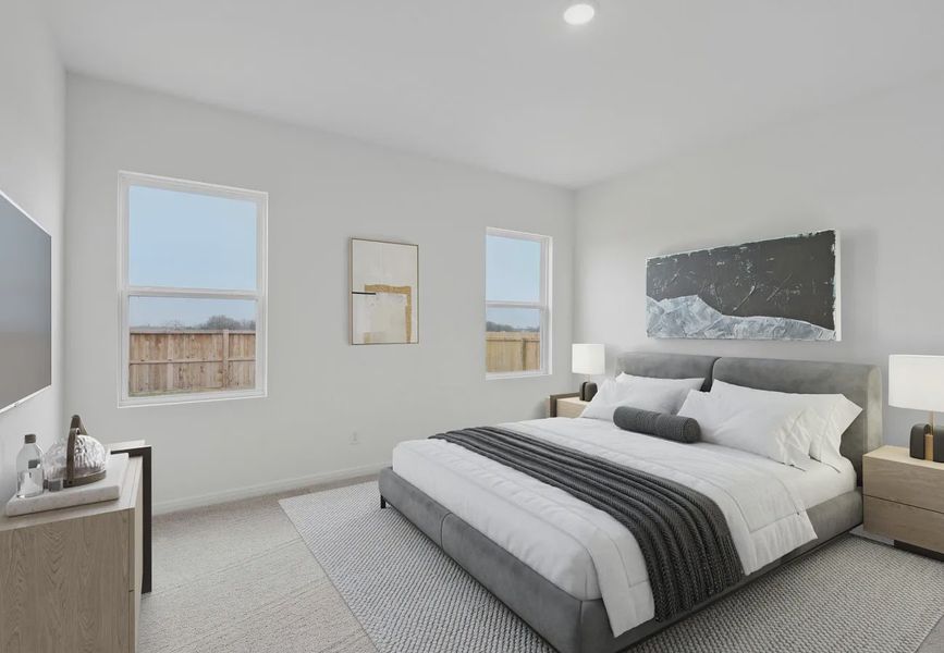 Furnished interior in a model home at Skyline Village in San Tan Valley (Image 6).