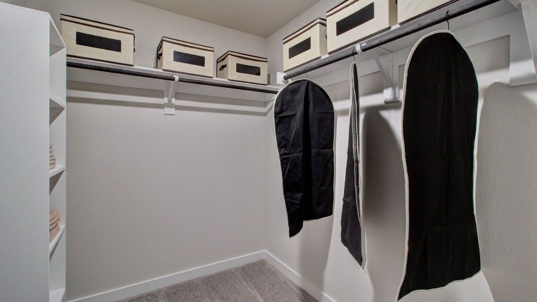 Furnished interior in a model home at Cloud Country in New Braunfels (Image 28).