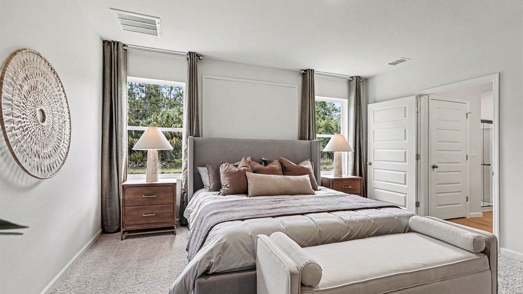 Furnished interior in a model home at Palm Bay in Palm Bay (Image 14). Furnished interior in a model home at Palm Bay in Palm Bay (Image 14).