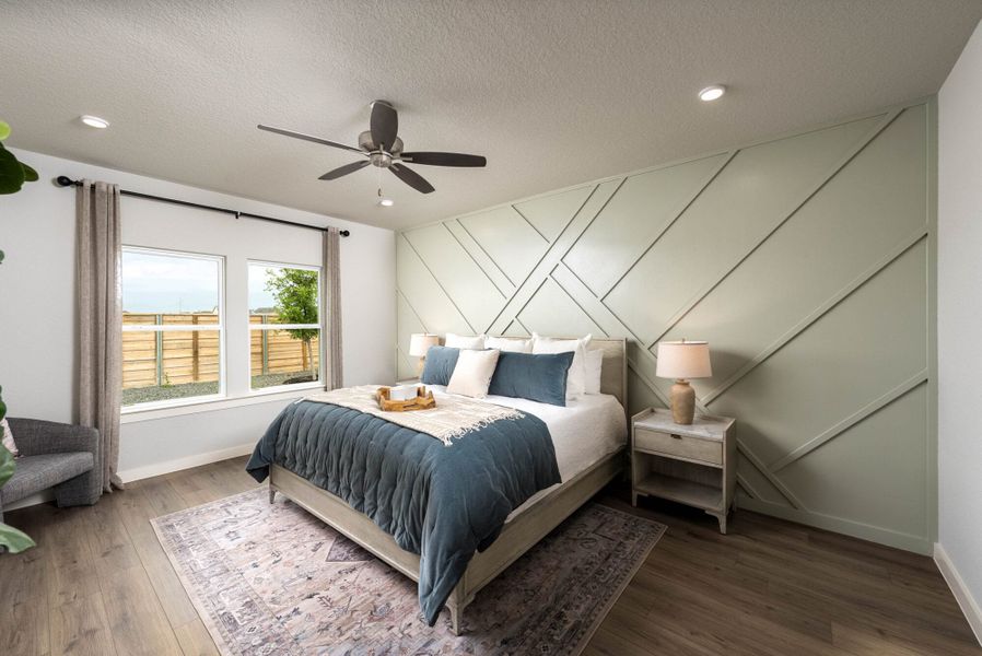 Furnished interior in a model home at Ladera in San Antonio (Image 7).