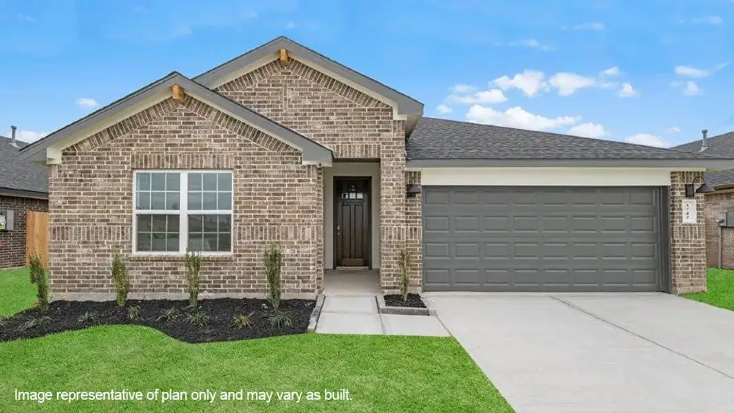 Front exterior of a home in the Lago Mar 60' Homesites community, located in Texas City, TX (Image 15).