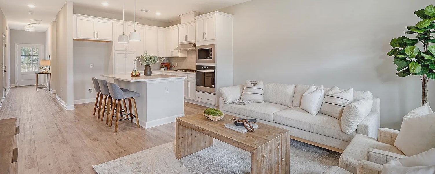 Furnished interior in a model home at Hammock Walk at Nexton in Summerville (Image 27).