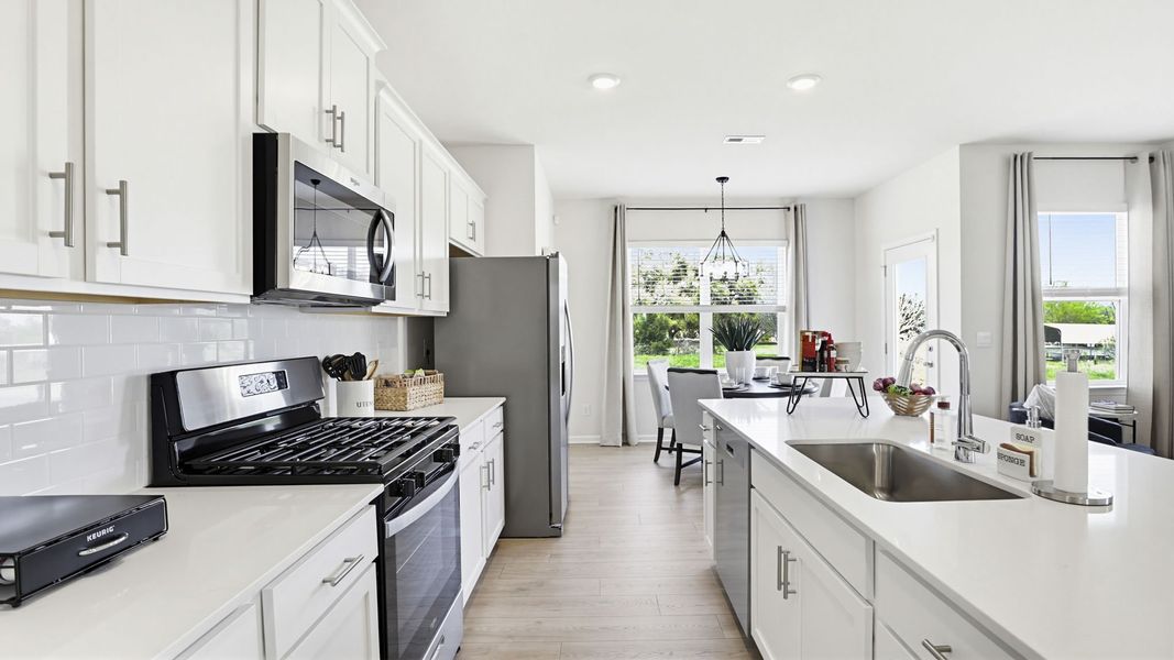 Furnished interior in a model home at Foxbank in Gray Court (Image 16).