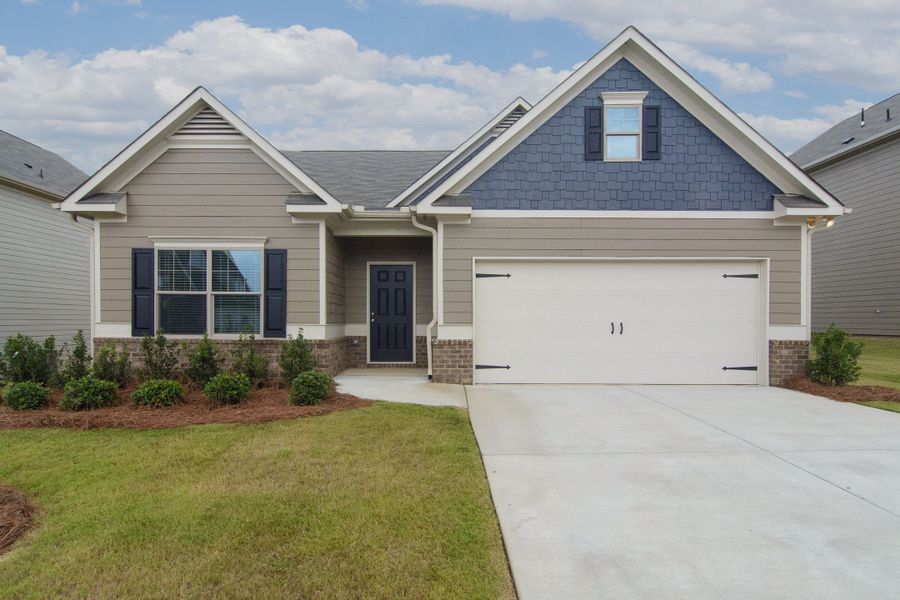 The Langford B Elevation Plan by Smith Douglas Homes