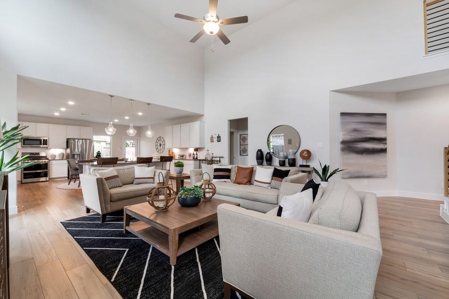 Furnished interior in a model home at Glen Oaks in Magnolia (Image 19). Furnished interior in a model home at Glen Oaks in Magnolia (Image 19).